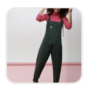 XXL Lucy & Yak Hunter Green Dungarees